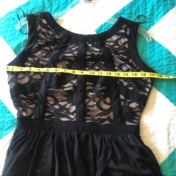 Morgan & Co. overlay high low dress - Picture 4 of 13